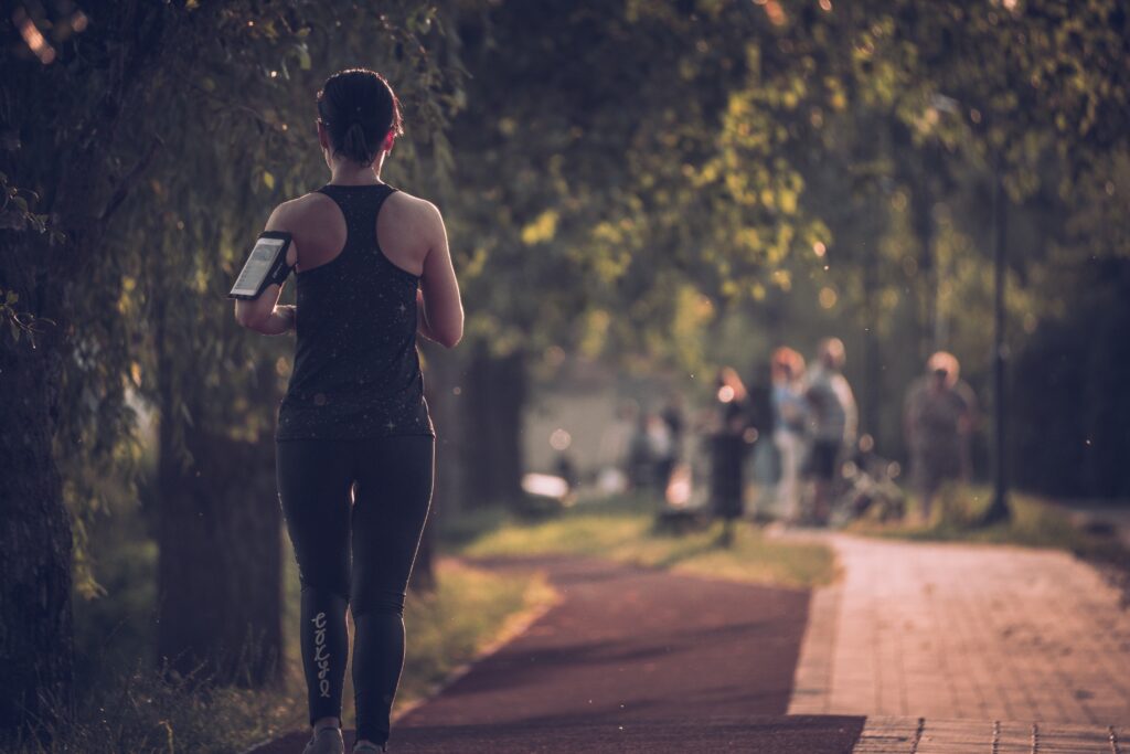 jogging to stay healthy